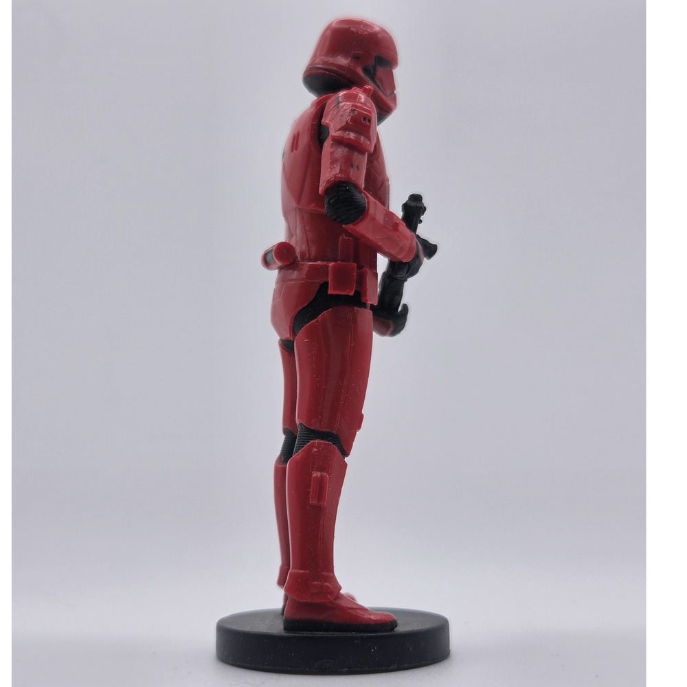 Disney Star Wars Sith Trooper Figure 4in Red Fair Rise of Skywalker Cake Topper - Picture 4 of 8
